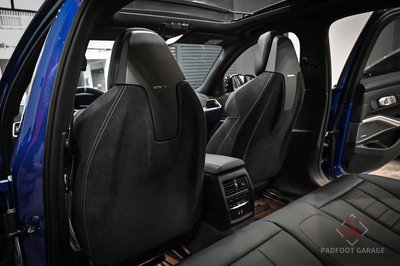 BMW G20 G21 M-Performance 碳纖維麂皮椅背飾板 碳纖維背蓋   Alcantara Carbon