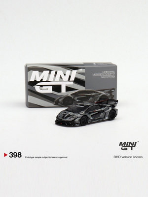 車模 仿真模型車TSM MINI GT 1:64蘭博基尼Huracan小牛LB寬體LP610合金GT汽車模型