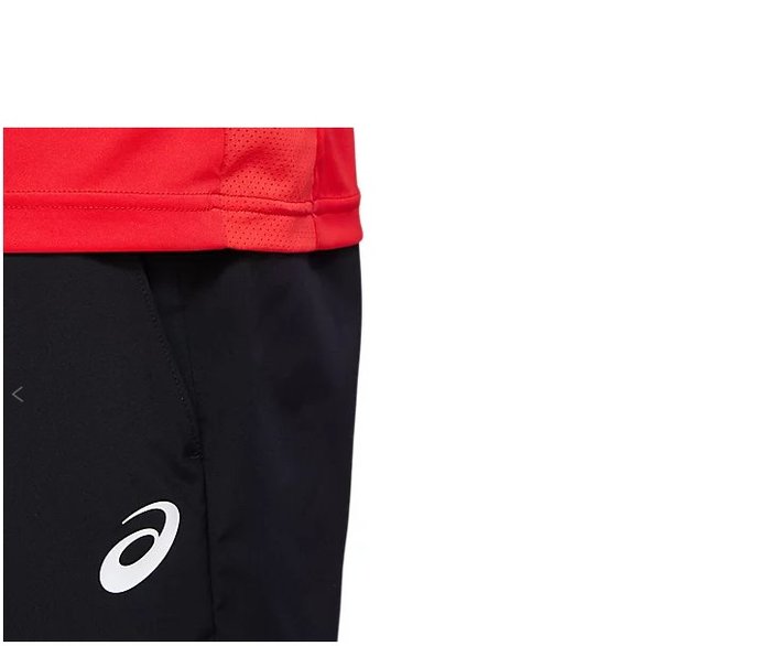 【曼森體育】ASICS 亞瑟士 網球 短袖 T恤 開襟上衣 紅色 巡迴賽選手款