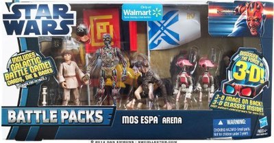 金錢貓雜貨全新 Star Wars 星際大戰 3D Battle Packs C3PO 天行者安納金 Pit Droid