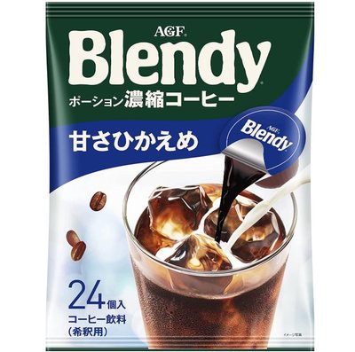 《FOS》日本 AGF Blendy 冰咖啡 (24入) 即溶咖啡 夏天 消暑 清涼 辦公室 隨身 咖啡球 下午茶 熱銷