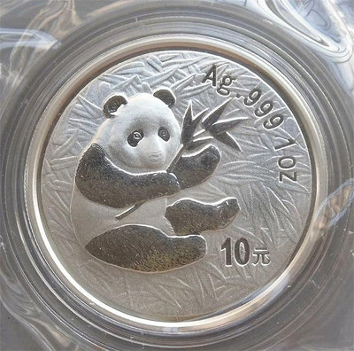 2000年光圈貓  熊貓1盎司銀幣420