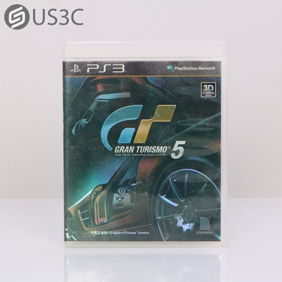 【US3C-高雄店】【一元起標】Sony PS3 跑車浪漫旅 5 中英合版 Gran Turismo 5 遊戲片 實體遊戲片 二手遊戲片