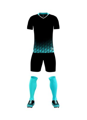 運動服通款拼色足球服套裝透氣訓練比賽服團購可印圖印字印號D8858#