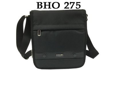 【菲歐娜】7482-(特價拍品)BAIHO防潑水布直立式多功能斜背包(黑) BHO275