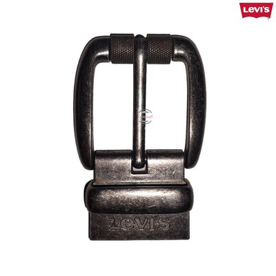 Levi's levis 17LV02HK 皮帶頭 可轉向 附導輪 輪轉LOGO 古銀扣頭 無帶身 只有頭 原廠真品