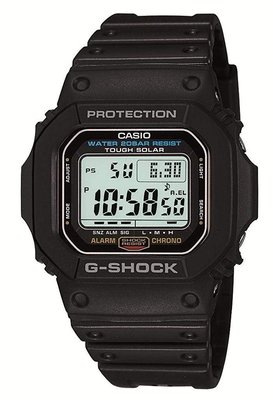 日本正版 CASIO 卡西歐 G-Shock G-5600E-1JF 男錶 男用 手錶 太陽能充電 日本代購