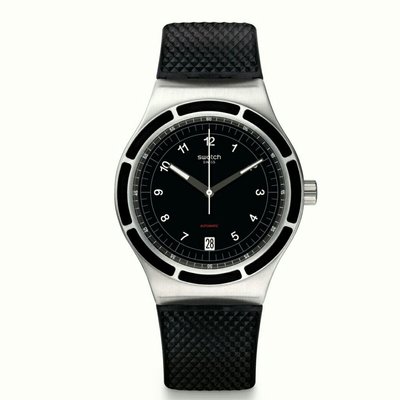 Swatch 51號星球機械錶 SISTEM DARK 機械酷黑