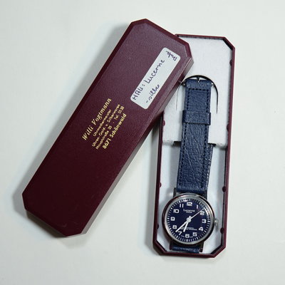 1970s / 瑞士 🇨🇭 LUCERNE 軍錶風格 / 手上鏈機械錶 / 庫存新錶