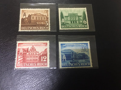 德國1941年萊比錫春季博覽會郵票4全新 無貼
