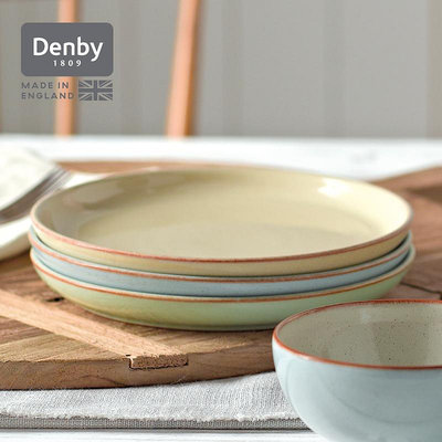 denby丹碧英國進口陶瓷盤子菜盤家用牛排盤西餐餐盤創意餐具 典藏