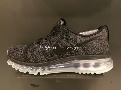 【Dr.Shoes】Nike Wmns Flyknit Max 編織 全氣墊 黑雪花 女款 慢跑 620659-010