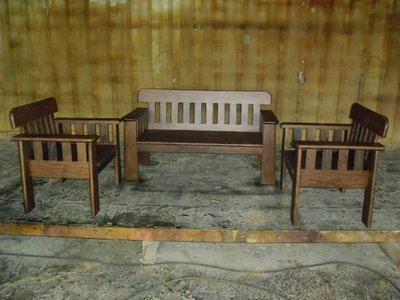 【原味手工家具】紫檀單人、兩人座木製沙發椅-台南 原木 家具