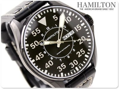 HAMILTON 漢米爾頓 手錶 Khaki Pilot 46mm 大錶面 男錶 機械錶 H64785835