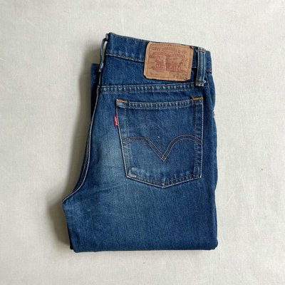 美國經典 Levi’s 505 Denim Jeans 墨西哥製 純棉厚磅丹寧布 直筒 牛仔褲 vintage 古著