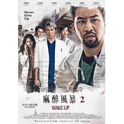 臺劇 麻醉風暴 第1-2部 DVD 黃健瑋/吳慷仁 高清 盒裝 5碟