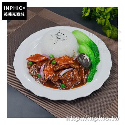 INPHIC-影視食物模型模擬道具食品套餐紅燒牛腩飯_mCyz