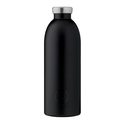 ☘ 小宅私物 義大利 24Bottles 不鏽鋼雙層保溫瓶 850ml (紳士黑) 水瓶 保溫瓶 現貨 附發票