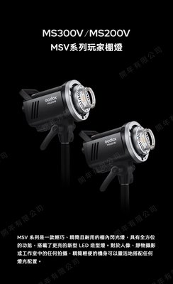 神牛 Godox MS300V 300W 玩家棚燈 閃光燈 公司貨 保榮卡口 攝影燈 LED 造型燈 模擬燈 王冠攝影