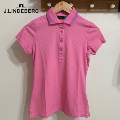 【貓掌村GOLF】J.Lindeberg 女款高爾夫滾邊排汗 短袖polo衫