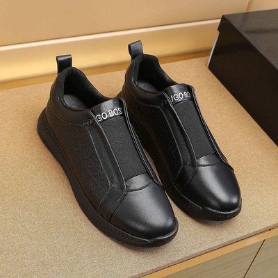 Leann代購~歐洲站hugo boss 夏季2023新款男鞋飛織透氣運動鞋舒適