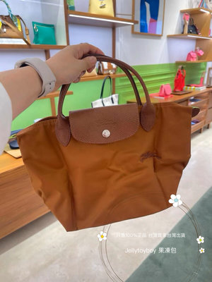 現貨接 新色 LONGCHAMP 短把S號 L1621919 504白蘭地酒色 LE PLIAGE GREEN 全新正品