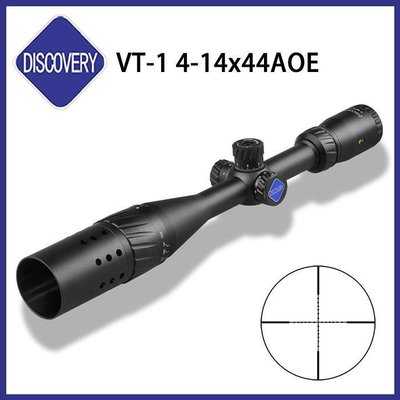 【WKT】DISCOVERY 發現者 VT-1 4-14X44AOE 真品狙擊鏡，抗震，防水防霧-CYDY34