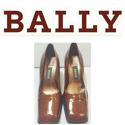 真品 新 BALLY 貝利 漆皮 低跟鞋 通勤鞋 US4.5 小尺寸 義大利製TodS 豆豆鞋228 一元起標 有LV