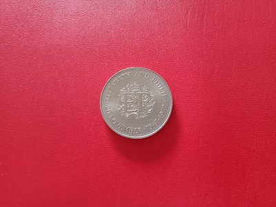 【二手】 英國1972年伊麗莎白女王銀婚克朗紀念幣，完美品相，詳見圖片569 錢幣 硬幣 紀念幣【明月軒】