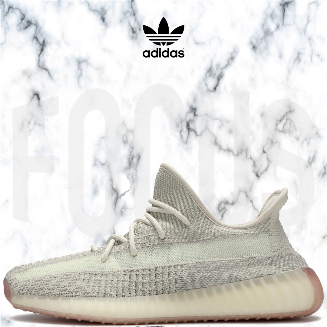 FOCUS】全新ADIDAS YEEZY BOOST 350 V2 CITRIN 拼接檸檬男女鞋FW3042