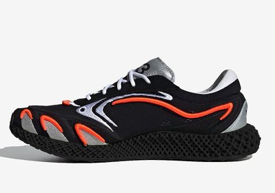 adidas Y-3 Runner 4D Black Orange FU9208 代購附驗鞋