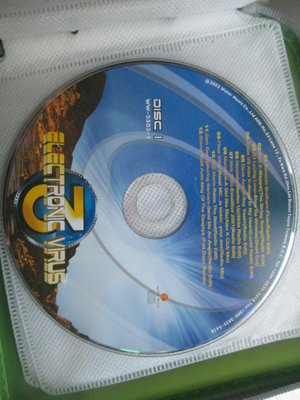 正版CD(裸片無封底面)~Electronic Virus 4專輯,收錄DJ Loving Loop等