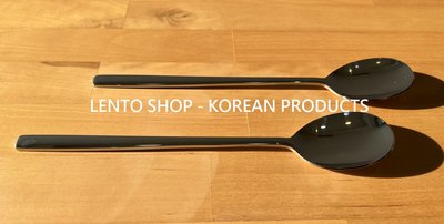 LENTO SHOP - 韓國進口 素面 不銹鋼 韓國筷子 & 韓國湯匙 韓國扁筷
