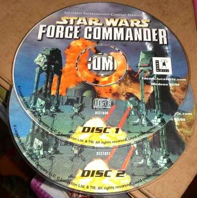 PC GAME_星際大戰-星戰指揮官 STAR WARS--FORCE COMMANDER /2手