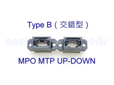 MPO/MTP Type B交錯型  MPO UP-DOWN  ADAPTOR 適配器 耦合器 光纖法蘭 雙接頭 網管