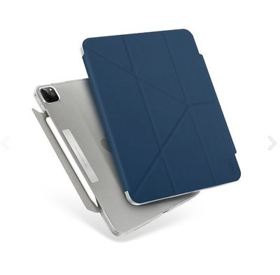 快速出貨 UNIQ Camden 抗菌磁吸設計帶支架多功能極簡透明保護套 iPad Pro 11吋 (2021)