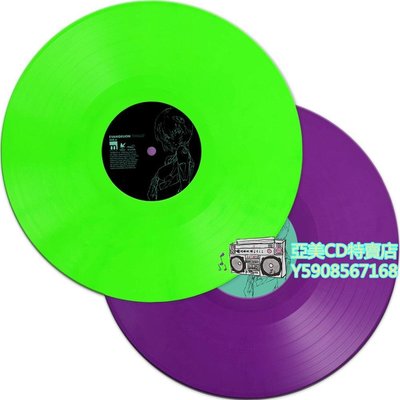 亞美CD特賣店 訂 新世紀福音戰士Evangelion Finally 限量紫綠彩膠2lp 黑膠唱片