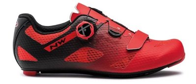 (191單車) 2021 NW 卡鞋 風暴碳纖 公路車鞋 (硬度:12 紅/黑)
