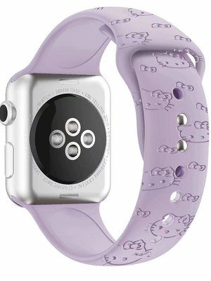 蘋果Apple Watch9手表表帶iWatch45678SEUltra硅膠Kitty