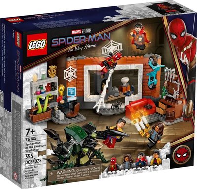 積木總動員 LEGO 樂高 76185 Marvel-聖殿工廠的蜘蛛人 外盒:26*22*7.5cm 355pcs