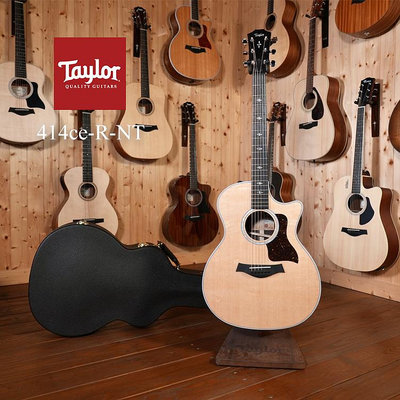 小叮噹的店 - Taylor 414ce-R-NT 雲杉木 最新2023系列 電木吉他 414ce-R V-Class 附原廠琴盒