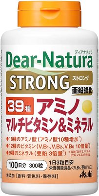 日本朝日食品Asahi Dear Natura 39種 綜合維他命&amp;胺基酸&amp;複合礦物質 100日