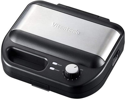 【日本代購】Vitantonio 鬆餅機 附兩種模具 VWH-500 黑色