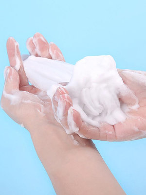 日本洗面奶洗臉網起泡網臉部專用裝手工皂肥皂網香皂泡沫打泡網袋~告白氣球