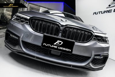【政銓企業有限公司】BMW G30 G31 1:1 三件式 高品質 碳纖維 前下巴 免費安裝 520 530 540現貨