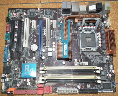 故障品主機板 華碩P5Q-E LGA775 P45 DDR2 回收品壞品