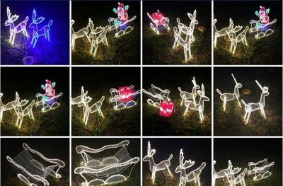 LED2D立體麋鹿 造型燈 聖誕燈 聖誕佈置 /LED聖誕燈