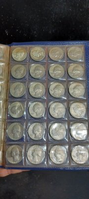 【瑪麗小舖】早期美國銀幣、鎳幣，1940年-1999年/10分/25分共134枚~特價出清