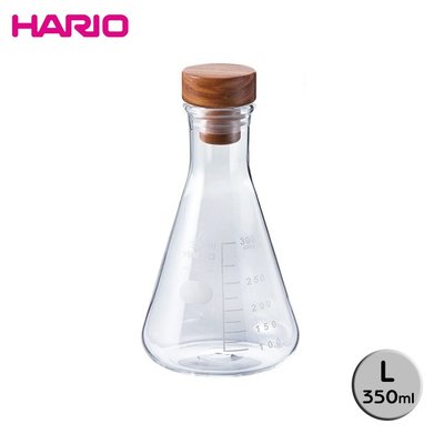 HARIO 三角燒杯保存罐 鹽罐 咖啡豆罐 糖罐 L(350ml)