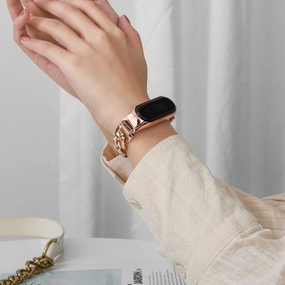 金屬錶帶 小米手環錶帶 女小香風系列 小米手環5 小米手環6小米手環 適用於小米3/4/5/6手環 不鏽鋼金屬錶帶